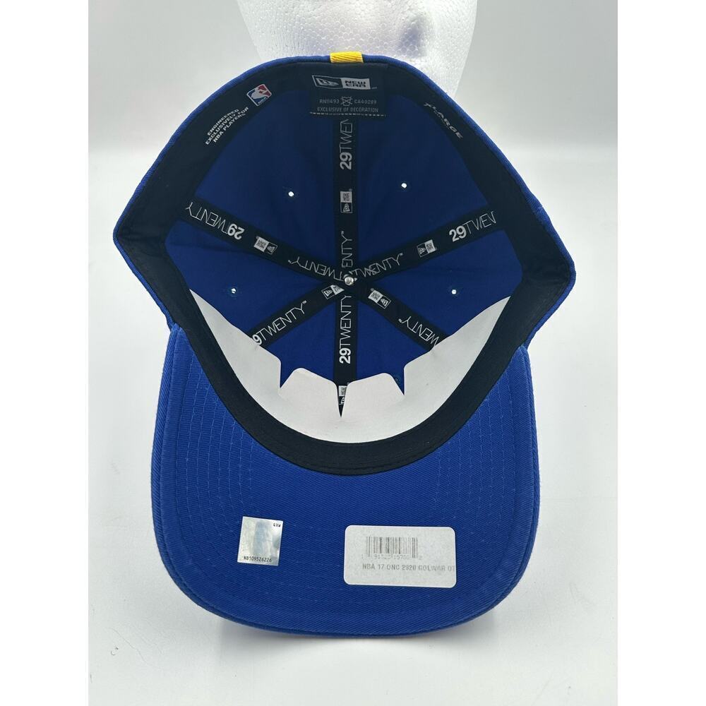 Golden State Warriors Hat New Era 29Twenty Fitted On Court Cap XL NBA Blue - Picture 5 of 5